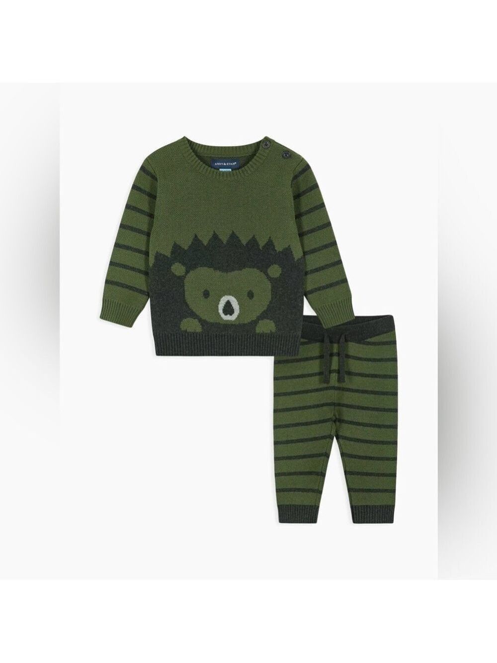 Andy & Evan Baby Boy's Porcupine Sweater Set